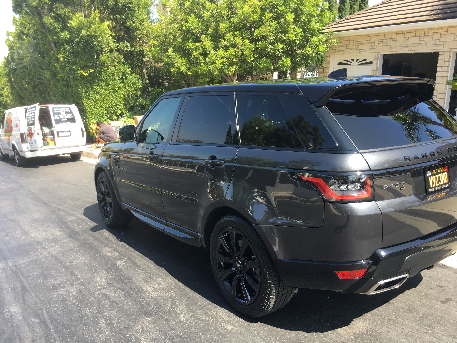 Range Rover Sport detailed black finish