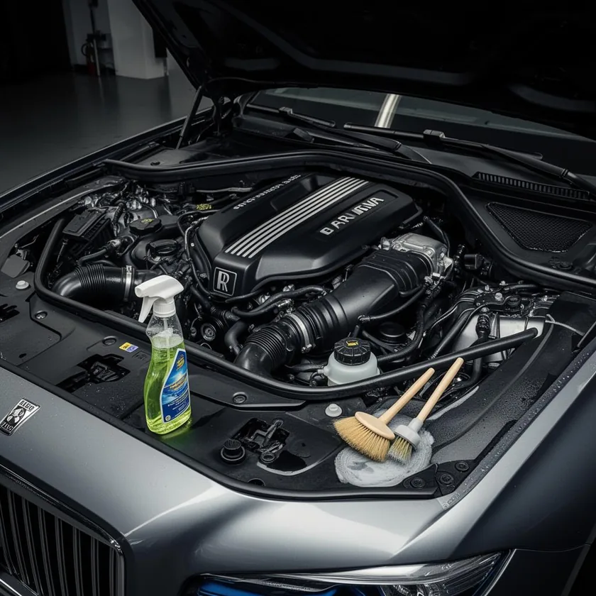 Engine Bay Cleaning - professional car detailing service